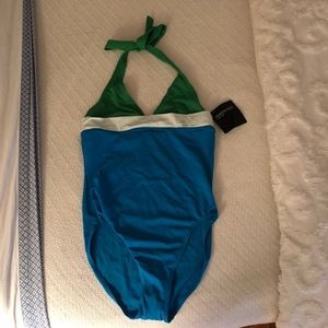 Newport News Women's Halter Swimsuit - Sz 10 (NWT)